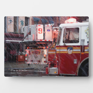 Plaque Photo Incendie le 10ème ST