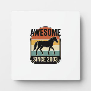Plaque Photo Incroyable depuis 2003 Design d'anniversaire de ch