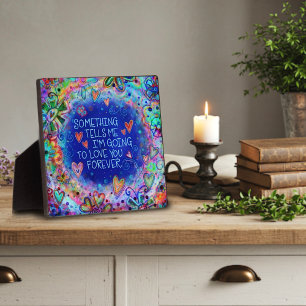 Plaque Photo Inspirational Love you Forever Citer Inspirivity