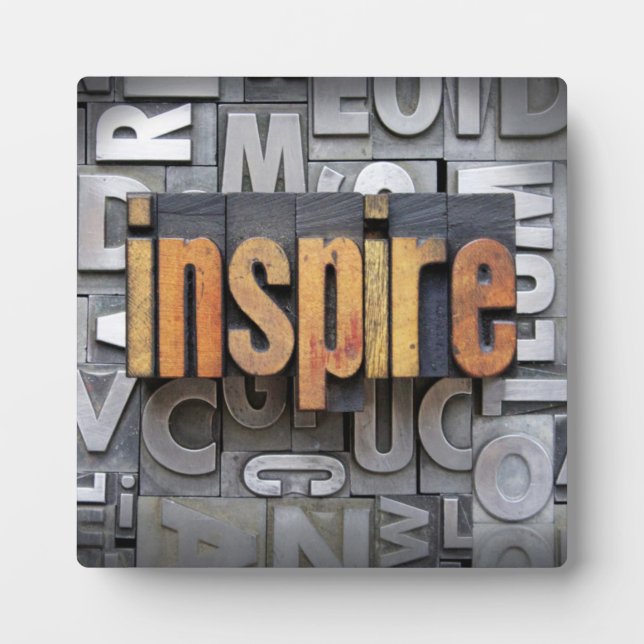 Plaque Photo Inspirer (Devant)