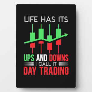 Plaque Photo Investisseur J'Appelle Ça Jour Trading