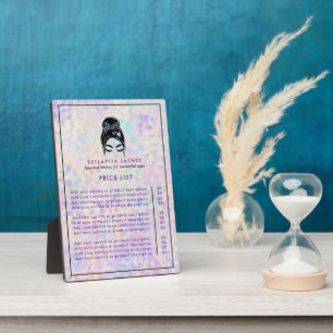 Plaque Photo Iridescen Updo Holographic Eyelashes Prix du servi