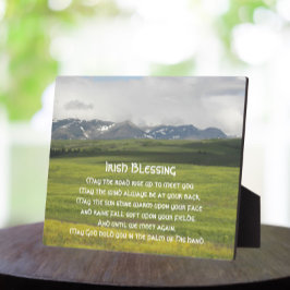 Plaque Photo Irish Blessing Green Valley Photo