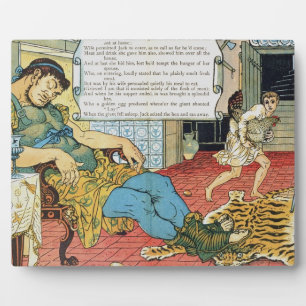 Plaque Photo Jack et le Beanstalk