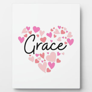 Plaque Photo J'aime Grace