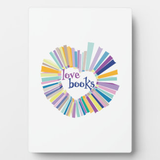 Plaque Photo J'aime les livres