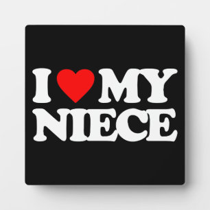 PLAQUE PHOTO J'AIME MA NIÈCE