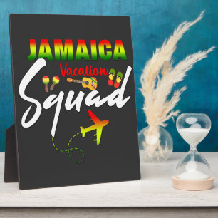 Plaque Photo Jamaïque Vacation Squad Group Correspondance Regga
