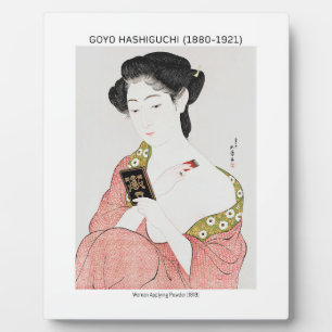Plaque Photo Japonaise application de poudre - Goyō Hashiguchi