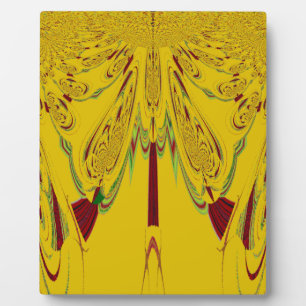 Plaque Photo jaune