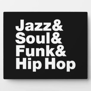 Plaque Photo Jazz & Soul & Funk & Hip hop