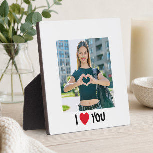 Plaque Photo Je T'Aime