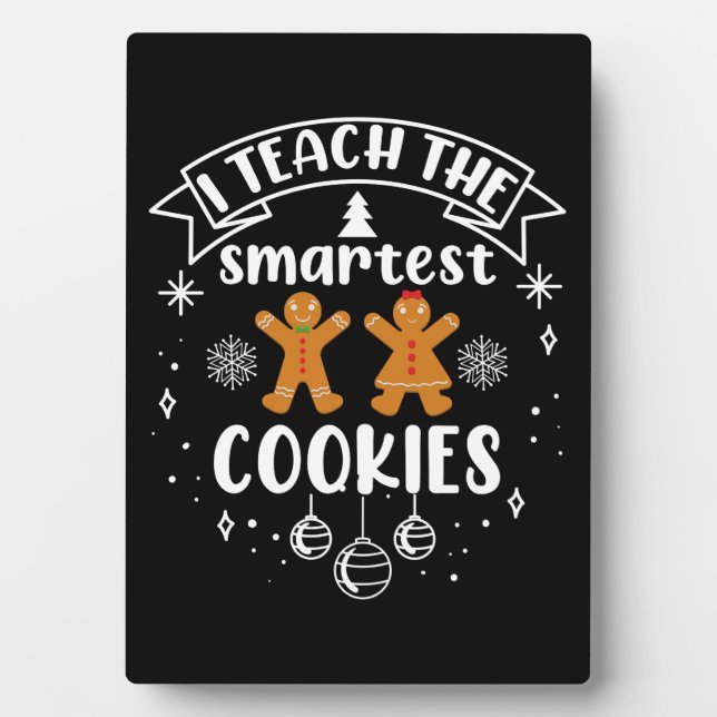 Plaque Photo J'Enseigne Les Cookies Les Plus Intelligents Ensei (Devant)