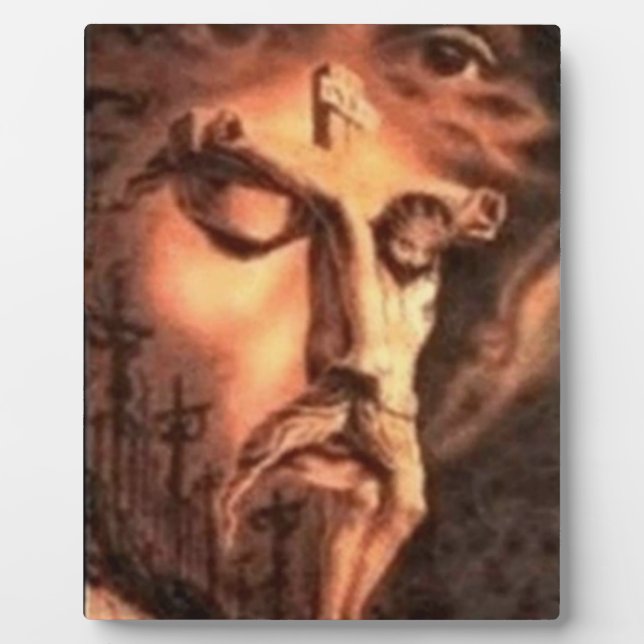 PLAQUE PHOTO JESUS (Devant)