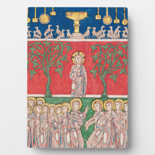 Plaque Photo Jésus-Christ et les 12 Apôtres