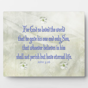 Plaque Photo John 316 Dogwood