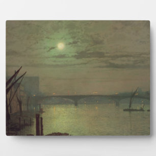 Plaque Photo John Atkinson Grimshaw Southwark Bridge, 1882 (o