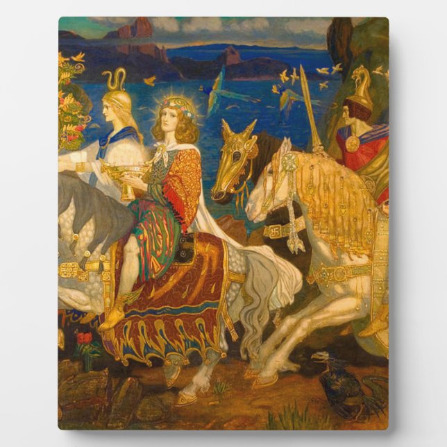 Plaque Photo John Duncan - Les Voyageurs De Sidhe (Devant)