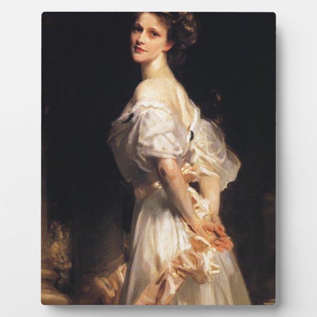 Plaque Photo John Singer Sargent - Nancy Astor (Devant)