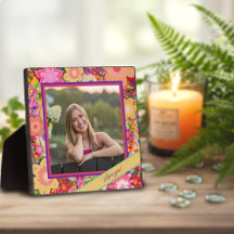 Joli rose floral photo Customisé message d'amour