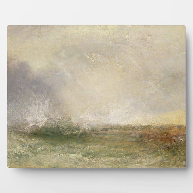 Plaque Photo Joseph Mallord William Turner | Vapeur orageuse (Devant)