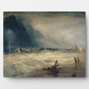 Plaque Photo Joseph William Turner Lifeboat and Manby