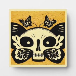 Plaque Photo Jour des papillons morts Woodcut 1