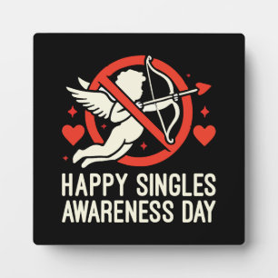 Plaque Photo Joyeuse Journée de sensibilisation aux singles, Jo
