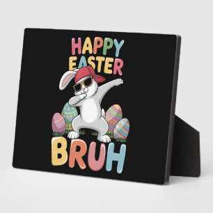 Plaque Photo Joyeuses Pâques Frangin Frérot Lapin de Pâques Drô