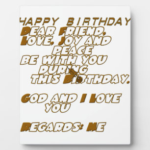Plaque Photo Joyeux anniversaire