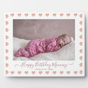 Plaque Photo Joyeux anniversaire maman personnalisée Baby Plaqu