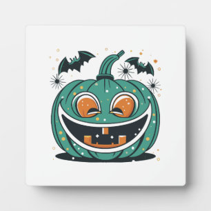 Plaque Photo Joyeux Halloween ! Découpez une citrouille !