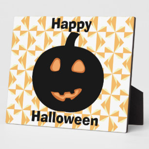 Plaque Photo Joyeux Halloween Jack O Lanern