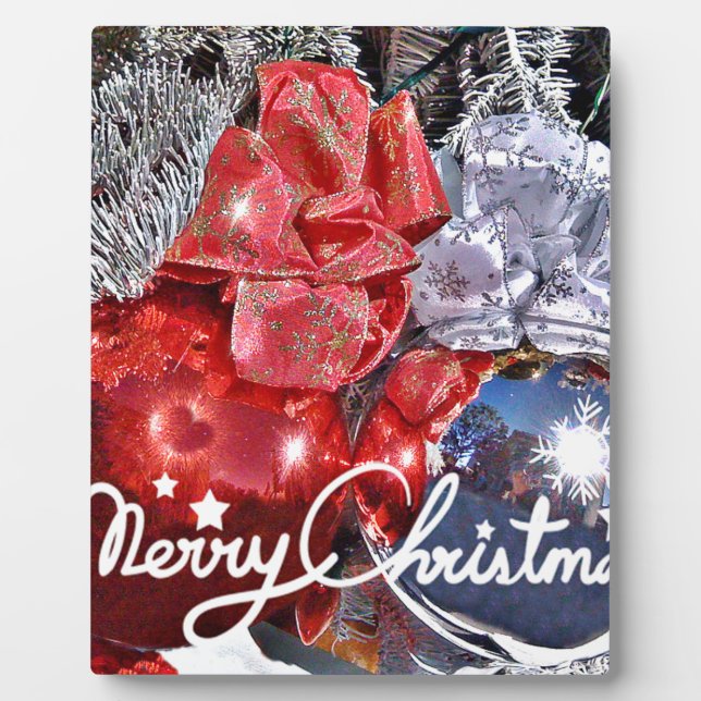 Plaque Photo Joyeux Noël #2_ (Devant)