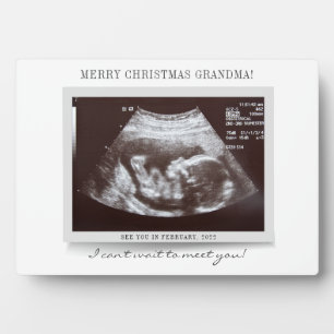Plaque Photo Joyeux Noël Grand-mère Baby Revey Scan