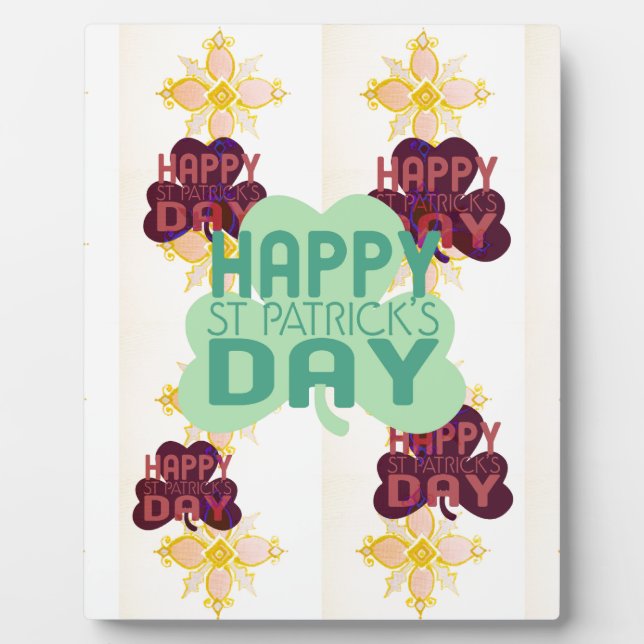 Plaque Photo Joyeux Saint Patrick's Day Lovely Art Print (Devant)