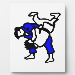 Plaque Photo Judo