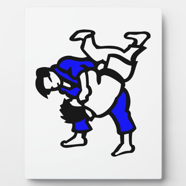 Plaque Photo Judo (Devant)