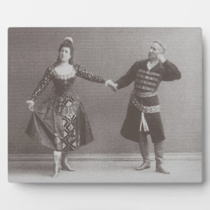 Plaque Photo Julia and Felix Kschessinsky in the mazu