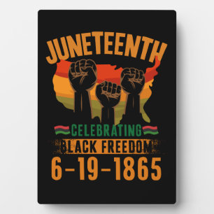 Plaque Photo Juneteenth célébrant la liberté noire 186 Africain