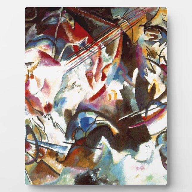 Plaque Photo Kandinsky Composition Abstraite VI (Devant)