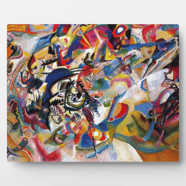 Plaque Photo Kandinsky Composition VII Peinture Abstraite (Devant)