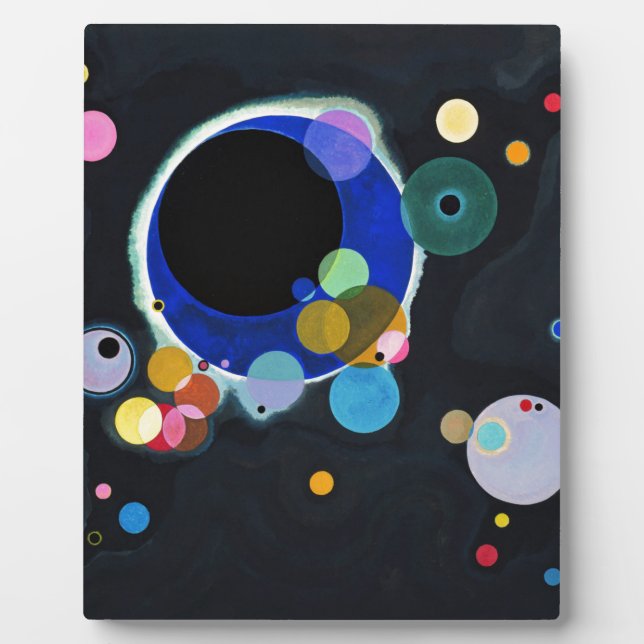 Plaque Photo Kandinsky Plusieurs Cercles Artwork (Devant)