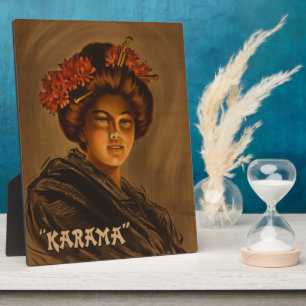 Plaque Photo Karama : Romance Japonais Actrice Geisha