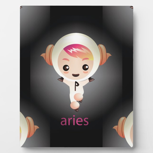 Plaque Photo kawaii aries (Devant)