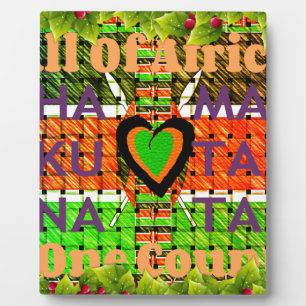 Plaque Photo Kenya Hakuna Matata