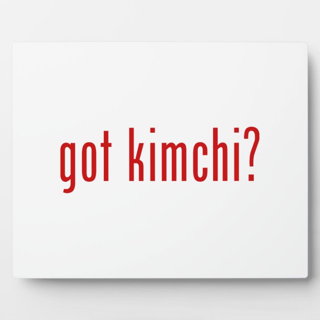 Plaque Photo Kimchi ? (Devant)