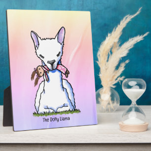 Plaque Photo KiniArt Dolly Llama