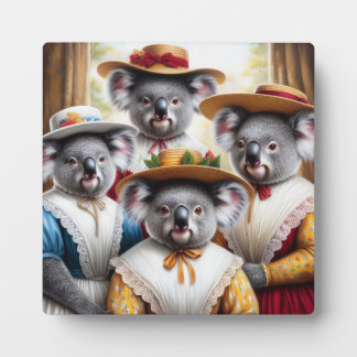Plaque Photo Koala Little Femmes