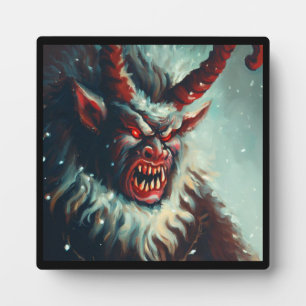 Plaque Photo Krampus de Noël 3